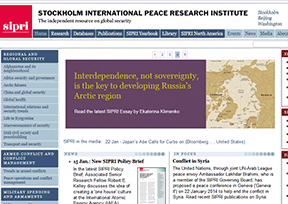 斯德哥尔摩国际和平研究所官网