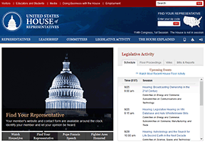 美国众议院官网