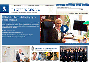 挪威政府官网