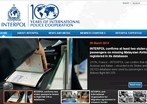 国际刑警组织（ICPO）官网