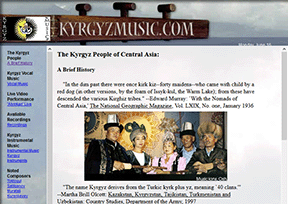 吉尔吉斯斯坦音乐网官网