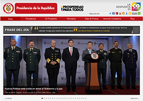 哥伦比亚总统府官网