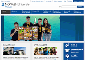 莫纳什大学马来西亚分校官网
