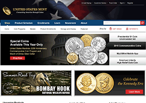 美国铸币局官网