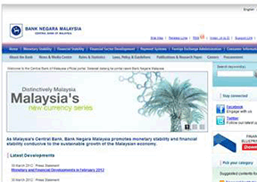 马来西亚中央银行官网