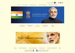 印度总理府官网