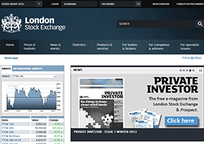 伦敦证券交易所（LSE）官网