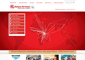 肯尼亚航空公司官网