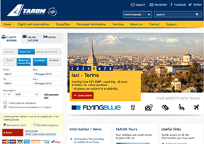 罗马尼亚航空公司官网