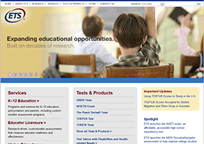美国教育考试服务中心官网