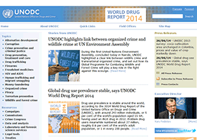 联合国毒品和犯罪问题办公室官网