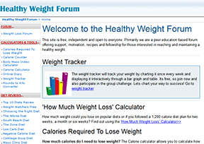 Healthy Weight Forum官网