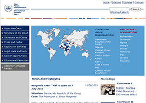国际刑事法院官网