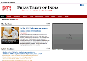 印度报业托拉斯官网