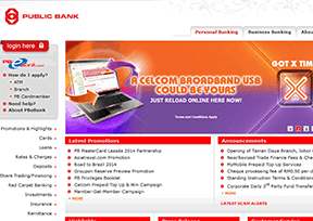 马来西亚大众银行（Public Bank）官网