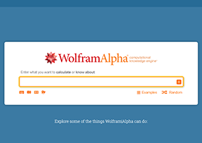 Wolfram Alpha官网