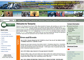 坦桑尼亚旅游局官网