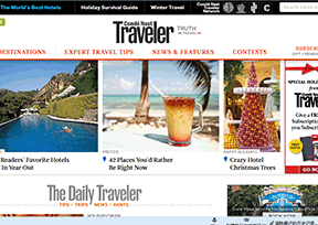 Conde Nast Traveler官网