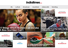 Indiatimes官网