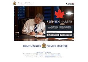 加拿大总理府官网