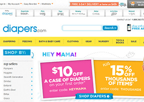 Diapers.com官网
