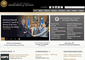 美国司法部官网