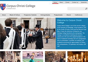 剑桥大学基督圣体学院官网