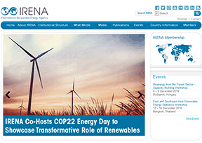 国际可再生能源机构_IRENA官网